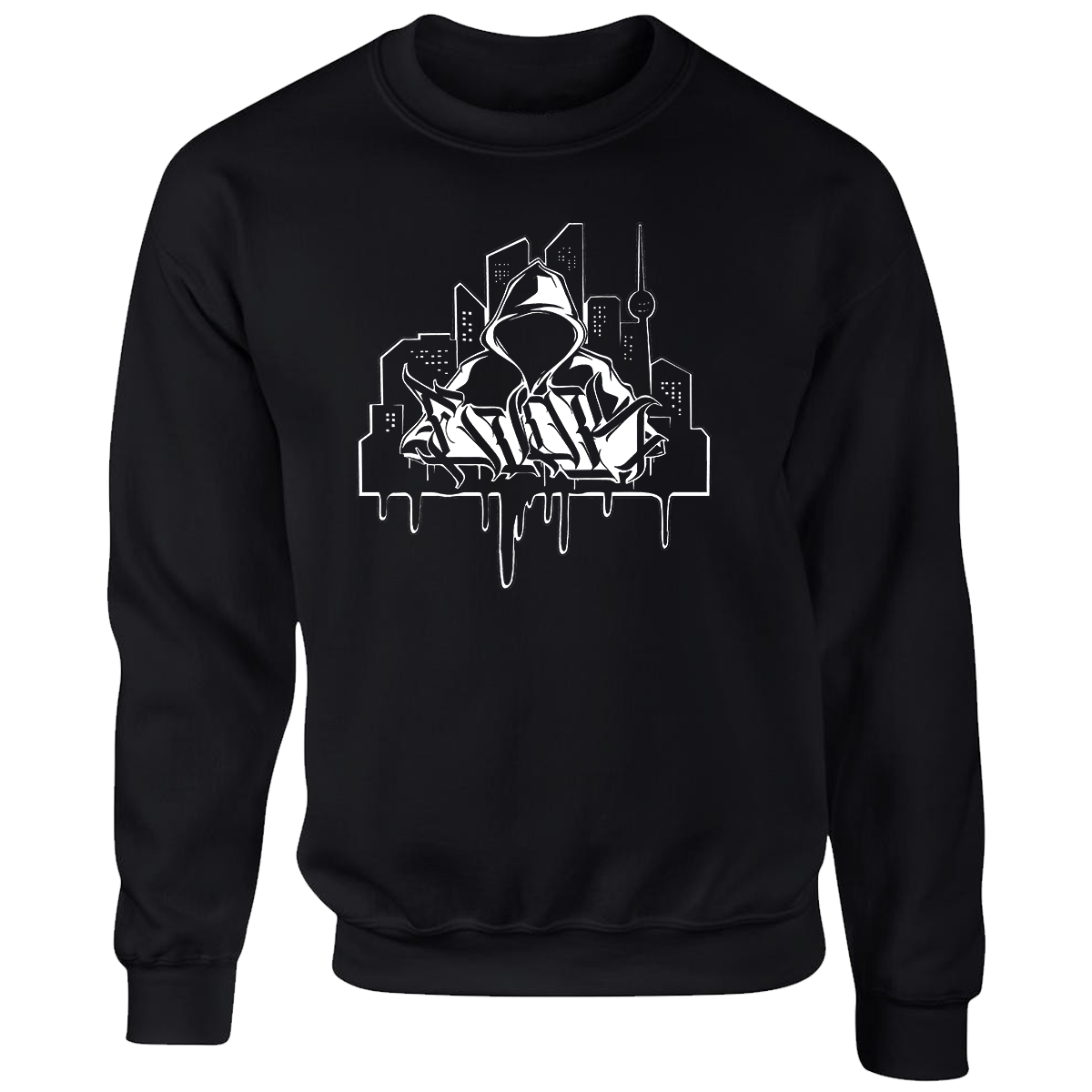 Bild von Evok 'Skyline' - SWEATER (schwarz)